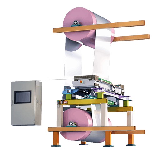 Dickenmessanlage MPI-886 Berührungsloses Messverfahren