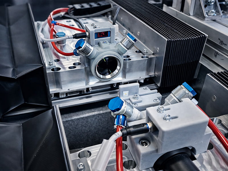 Dickenmessanlage MPI-886 Berührungsloses Messverfahren